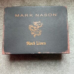 Mark Nason Men's Black Italian leather boots